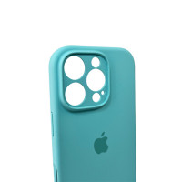 Чохол для смартфона Silicone Full Case AA Camera Protect for Apple iPhone 16 Pro 17,Sea Blue (Колір Sea-Blue) - фото № 5