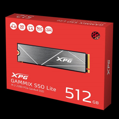 SSD M.2 ADATA GAMMIX S50 Lite 512GB 2280 PCIe 4x4 NVMe 3D TLC Read/Write: 3800/2800 MB/sec - изображение 7