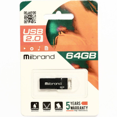 Flash Mibrand USB 2.0 Chameleon 64Gb Black - изображение 2