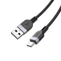Кабель HOCO X109 Energy silicone charging data cable Type-C (L=1M) Black (Цвет 7073) - фото № 4