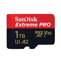 Карта пам'яті microSDXC (UHS-1 U3) SanDisk Extreme Pro A2 1TB class 10 V30 (R200MB/s,W140MB/s) (adapter) , Атикул k22616 |  купить на VILKI.NET - фото № 1
