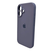 Чохол для смартфона Silicone Full Case AA Camera Protect for Apple iPhone 16 28,Lavender Grey (Колір Lavender Grey) - фото № 5