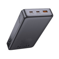 Зовнішній акумулятор HOCO Q40 Leader PD65W power bank with digital display dark (25000mAh) Metal Gray (Колір Metal Gray) - фото № 4