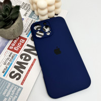 Чохол для смартфона Silicone Full Case AA Camera Protect for Apple iPhone 16 Pro Max 55,Mid Black (Цвет Mid-Black) - фото № 4
