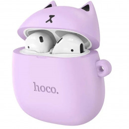 Навушники HOCO EW45 True wireless stereo headset Lilac Cat