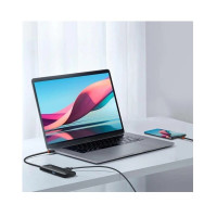USB-хаб Baseus Lite Series 4-Port USB-A HUB Adapter (USB-A to USB 3.0*4) 25cm Black (Колір Черный) - фото № 3