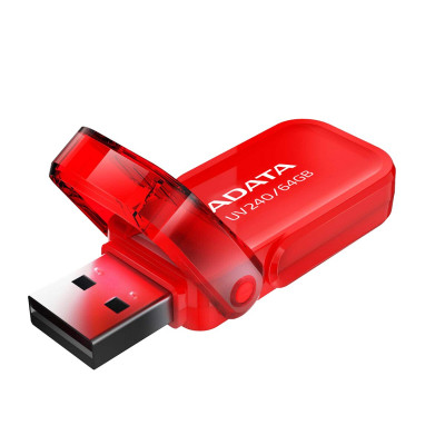 Flash A-DATA USB 2.0 AUV 240 64Gb Red (AUV240-64G-RRD) - зображення 2