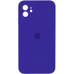 Чохол для смартфона Silicone Full Case AA Camera Protect for Apple iPhone 12 22,Dark Purple