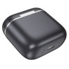 Бездротові навушники BOROFONE BW67 Gorgeous true wireless ANC+ENC noise reduction touch screen BT headset Metal Gray (Metal Gray)- № 3