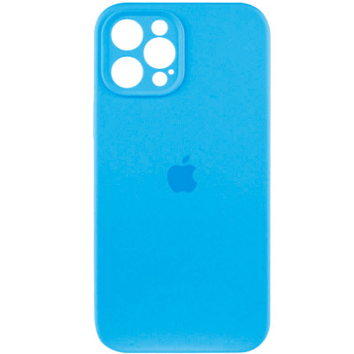 Чохол для смартфона Silicone Full Case AA Camera Protect for Apple iPhone 12 Pro 44,Light Blue - зображення 1