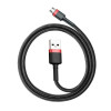 Кабель Baseus Cafule Cable USB For Micro 2.4A 1m Red+Black (CAMKLF-B91) - зображення 4
