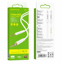Аудіокабель BOROFONE BL16 Clear sound AUX audio cable White (Цвет 7068) - фото № 4