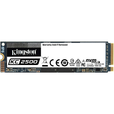 SSD M.2  Kingston KC2500 1000GB NVMe 2280 PCIe 3.0 x4 3D NAND TLC - зображення 1