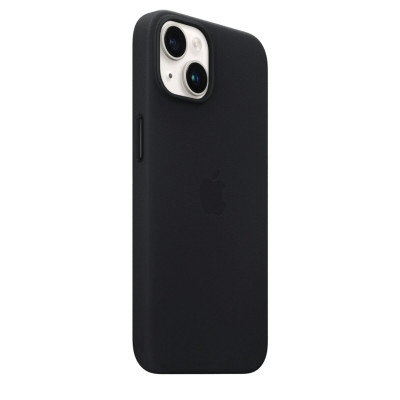 Чохол для смартфона Leather AAA Full Magsafe IC for iPhone 15 Black - изображение 2