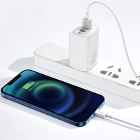 Кабель Baseus Superior Series Fast Charging Data Cable USB to iP 2.4A 2m White (Цвет White) - фото № 8