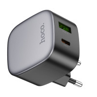 Мережевий зарядний пристрій HOCO CS32A Rise PD20W+QC3.0 charger Black (Колір 7073) - фото № 4