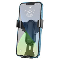 Автотримач для телефона BOROFONE BH74 Rock air outlet gravity car holder Black (Колір Черный) - фото № 7