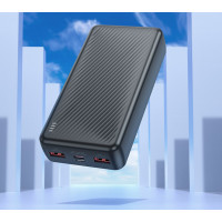 Зовнішній акумулятор BOROFONE BJ56A Graceful 22.5W+PD20W fully compatible power bank (20000mAh) Black (Колір Черный) - фото № 2