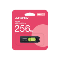 Флеш-накопичувач Adata USB 3.2 Gen1 UC300 Type-C 256Gb Black/Green (Колір Black/Green) - фото № 4