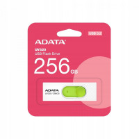 Флеш-накопичувач A-DATA USB 3.0 AUV 320 256Gb White/Green (Цвет White/Green) - фото № 3