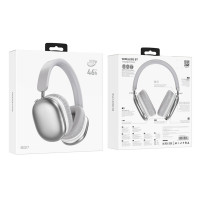 Бездротові навушники BOROFONE BO27 Rhyme BT headphones Silver (Цвет Silver) - фото № 5