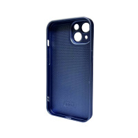 Чохол для смартфона AG Glass Matt Frame Color Logo for Apple iPhone 15 Navy Blue (Цвет Navy Blue) - фото № 2