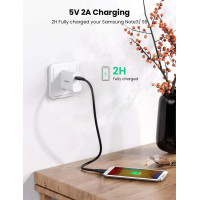 Кабель UGREEN US130 USB 3.0 A Male to Micro USB 3.0 Male Cable 2m (Black)(UGR-10843) (Цвет Черный) - фото № 4