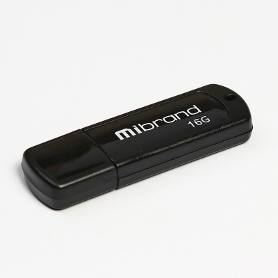 Flash Mibrand USB 2.0 Grizzly 16Gb Black (MI2.0/GR16P3B) - изображение 1