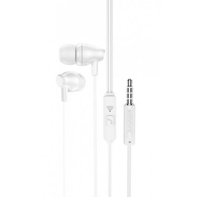 Навушники BOROFONE BM61 Wanderer universal earphones with mic White (BM61W) - зображення 2