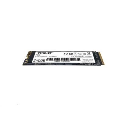 SSD M.2 Patriot P310 240GB NVMe 2280 PCIe 3.0 3D TLC - изображение 5