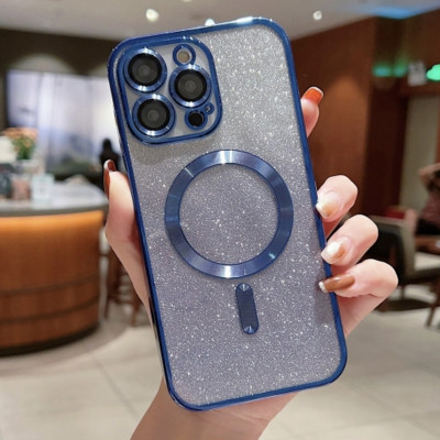 Чохол для смартфона Cosmic CD Shiny Magnetic for Apple iPhone 12 Pro Max Deep Blue (CDSHIiP12PMDeepBlue) - зображення 1