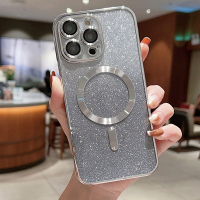 Чохол для смартфона Cosmic CD Shiny Magnetic for Apple iPhone 15 Pro Silver - изображение 1