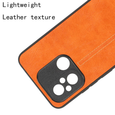 Чохол для смартфона Cosmiс Leather Case for Xiaomi Redmi 12C/Poco С55 Orange (CoLeathXR12cOrange) - изображение 4