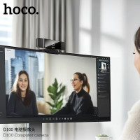 ВЕБ-камера HOCO D100 Computer camera Black (Цвет Black) - фото № 5