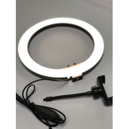 Кільцева світлодіодна LED лампа Ring Fill, 26 см з тримачем для телефону