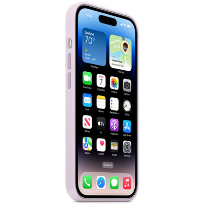 Чохол для смартфона Silicone Full Case AA Open Cam for Apple iPhone 14 Pro 5,Lilac - изображение 2