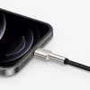 Кабель Baseus Cafule Series Metal Data Cable Type-C to iP PD 20W 1m Black (Черный)- № 7