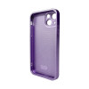 Чохол для смартфона AG Glass Matt Frame Color Logo for Apple iPhone 14 Light Purple - изображение 2