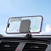 Автотримач для телефона HOCO H33 Cheetah magnetic car holder(center console) Black (7073)- № 8