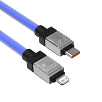 Кабель Baseus CoolPlay Series Fast Charging Cable Type-C to iP 20W 2m Blue (Колір Синий) - фото № 6