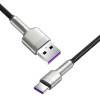 Кабель Baseus Cafule Series Metal Data Cable USB to Type-C 66W 2m Black (Черный)- № 2