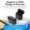 Зарядний пристрій Vention Two-Port USB(A+A) Wall Charger (18W/18W) EU-Plug Black (FBAB0-EU) - зображення 4