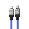 Кабель Baseus CoolPlay Series Fast Charging Cable Type-C to iP 20W 2m Blue (Синий)- № 4