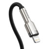 Кабель Baseus Cafule Series Metal Data Cable Type-C to iP PD 20W 1m Black (Черный)- № 5