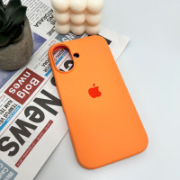 Чохол для смартфона Silicone Full Case AA Open Cam for Apple iPhone 16 34,Papaya (Цвет Papaya) - фото № 4