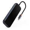 USB-хаб Baseus AcmeJoy 4-Port Type-C HUB Adapter（Type-C to USB3.0*3+Type-C PD&Data *1）Dark Gray (Темно-серый)- № 2