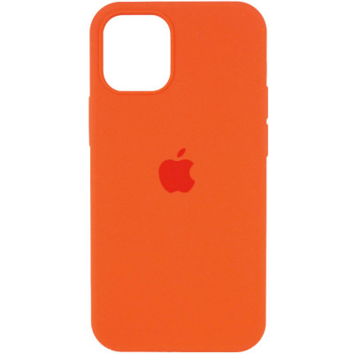 Чохол для смартфона Silicone Full Case AA Open Cam for Apple iPhone 12 Pro 52,Orange - изображение 1