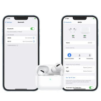 Бездротові навушники BOROFONE BW36 True wireless ANC noise reduction BT headset White (Колір Белый) - фото № 6