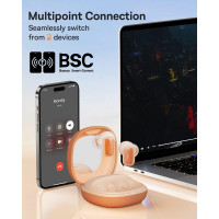 Бездротові навушники Baseus AirNora 2 True Wireless Earphones Gradient Orange (Цвет Оранжевый) - фото № 5