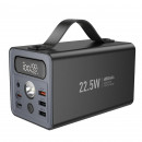 Зовнішній акумулятор HOCO J138 Distant 22.5W+PD20W+DC12V multi-function power bank (60000mAh) Black